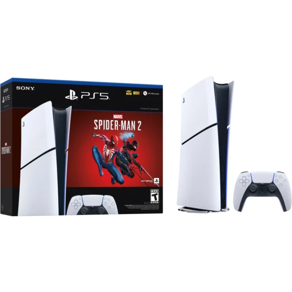 Sony PS5, PlayStation 5 Slim Console Digital Edition Marvel's Spider Man 2 Bundle 1TB (Full Game Download Included) - Image 2