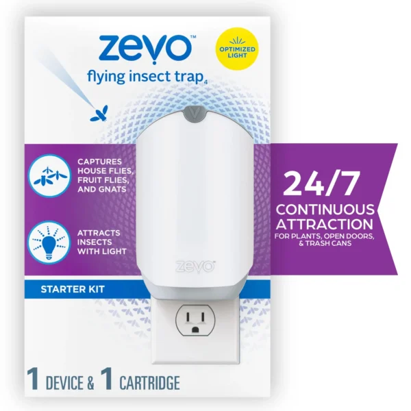 Flying Insect Fly Trap (1 Device + Refill)